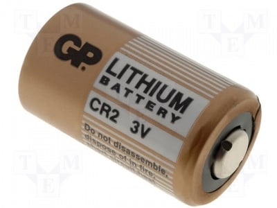 Батерия CR2 GP BAT-CR2 Батерия: литиева; CR2; 3V; O16x27mm